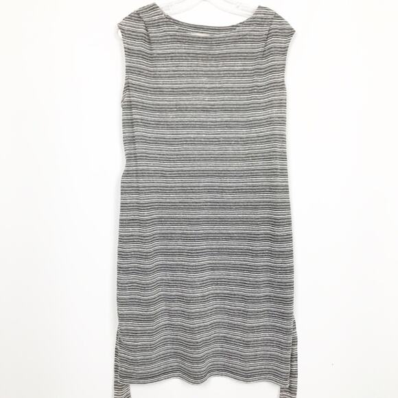 Loft Striped Sleeveless Belted Dress Sz S - Picture 9 of 9